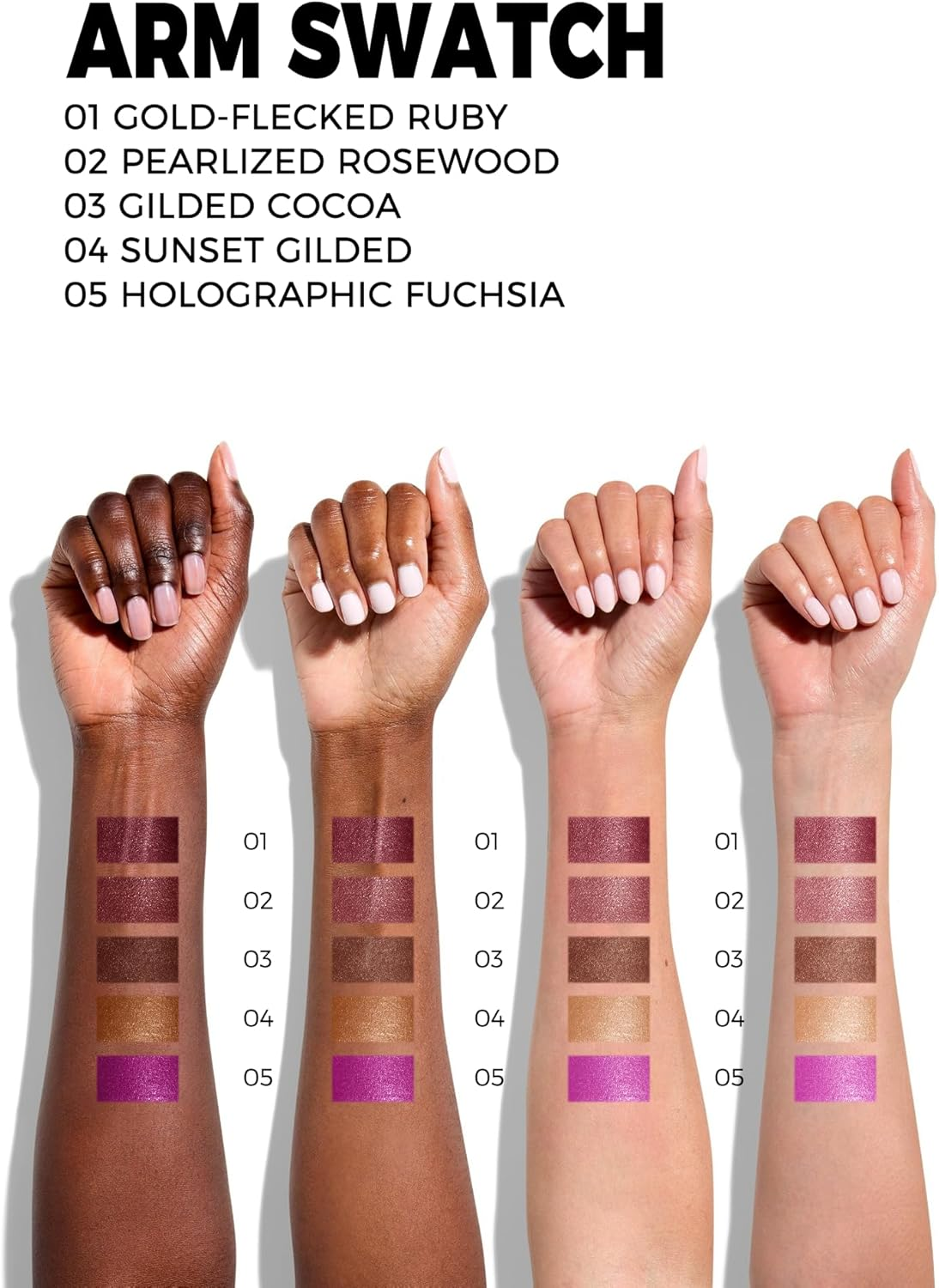 Anglicolor Metallic Gold Lipstick for Subtle 3D Shimmer Effect,Glitter Moisturising Lipstick,Vitamin E & Caster Seed Oil - Light,Soft Creamy Formula,Non-Sticky (04 SUNSET GILDED) image number 5