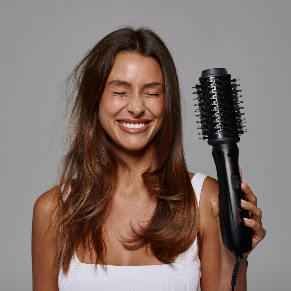 Mermade Hair Blow Dry Brush, Black image number 4