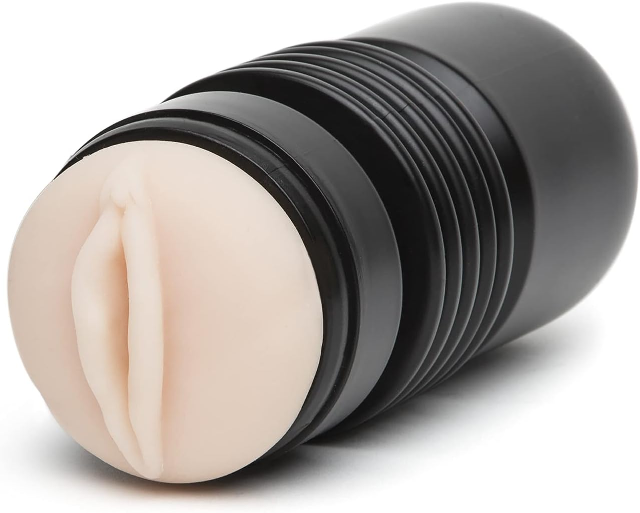 Lovehoney Thrust Pro Ultra Lara Male Masturbator Cup - 6 Inch Self Lubricating Realistic Vagina with Textured Canal - Vibrator Compatible Male Sex Toy - Waterproof - Flesh Pink