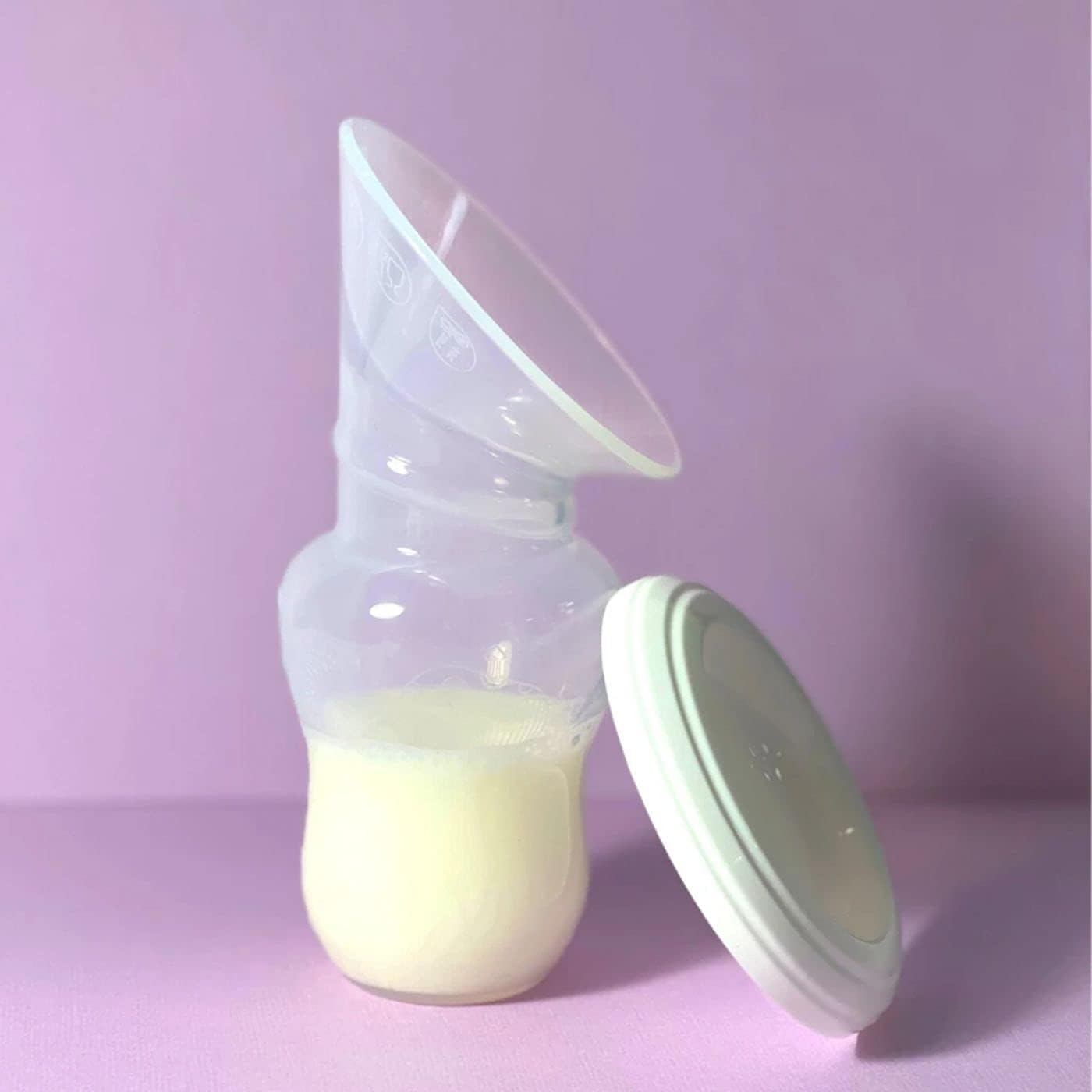 New Beginnings Silicone Breastfeeding Manual Breast Pump, 100% Food Grade Silicone, BPA Free image number 2