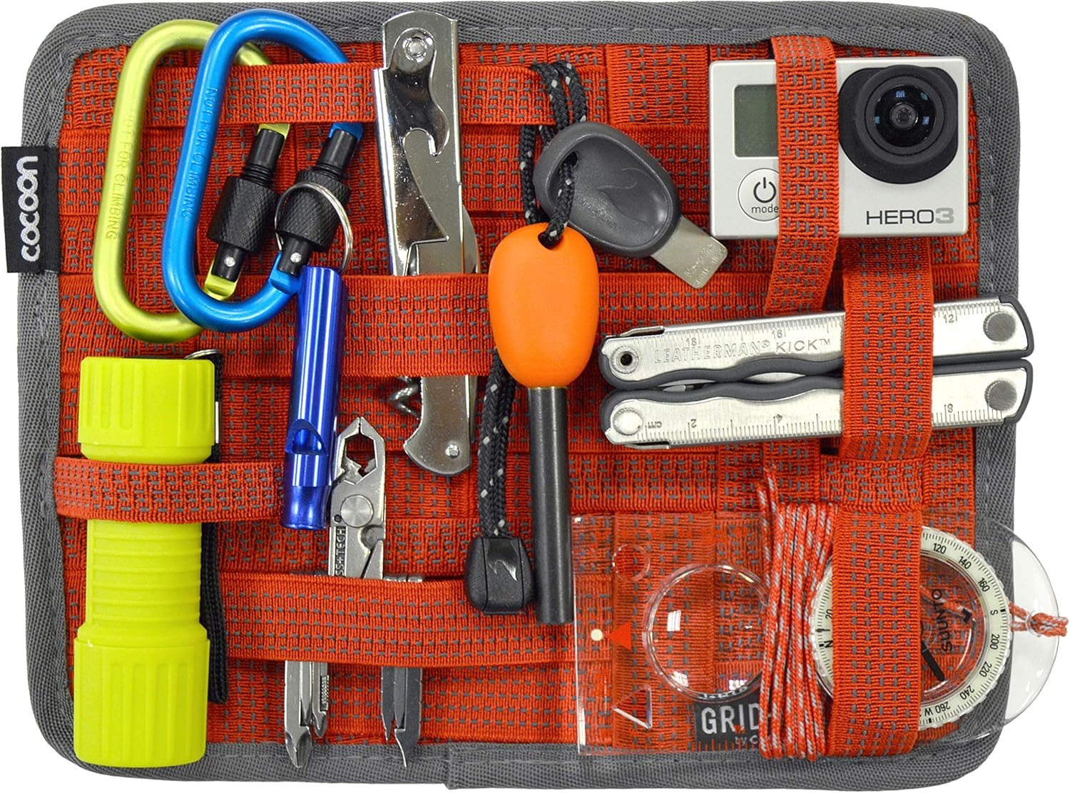 Cocoon CPG7RD GRID-IT!&reg; Organizer Small 7.25" X 9.25" (Racing Red) image number 2