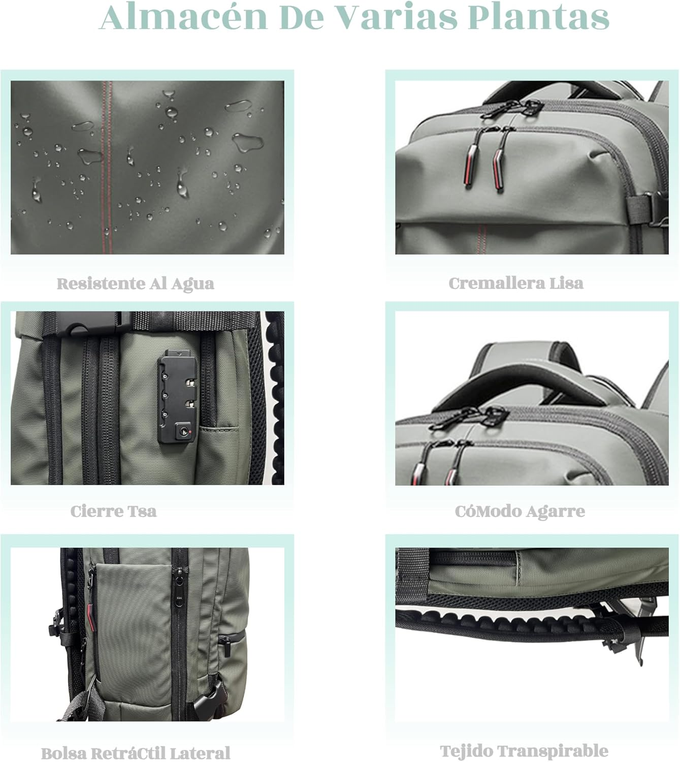 Vacuum Backpack, Backpack, 60L Expandable Vaccage Bag Water Resistant, Airbag Vacuum Compression Backpacks, Vacuum Backpack Travel with Electric Air Pump Set (19 Inches)