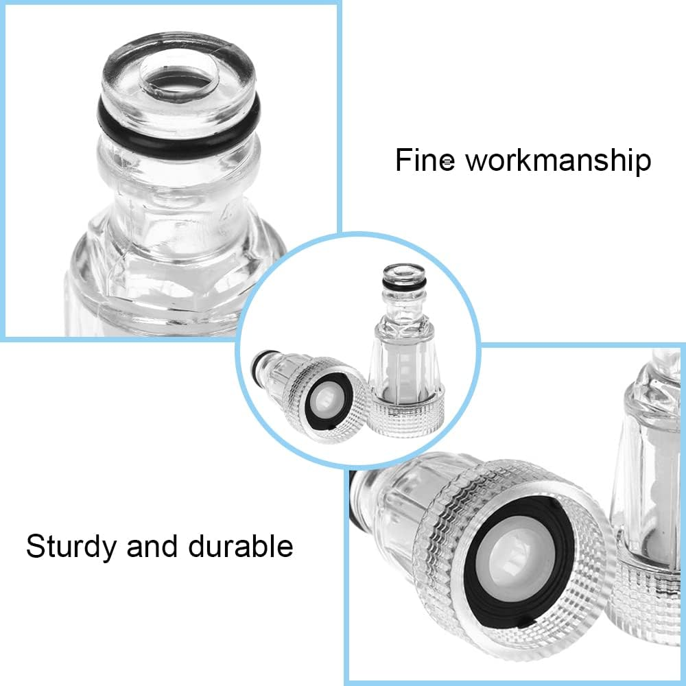 2 PCS Water Filters for High Pressure Washer Inlet Filter 3/4 Inch Connector Wash Pressure Water Pump Inlet for Protect the Pump of High Pressure Washer image number 2