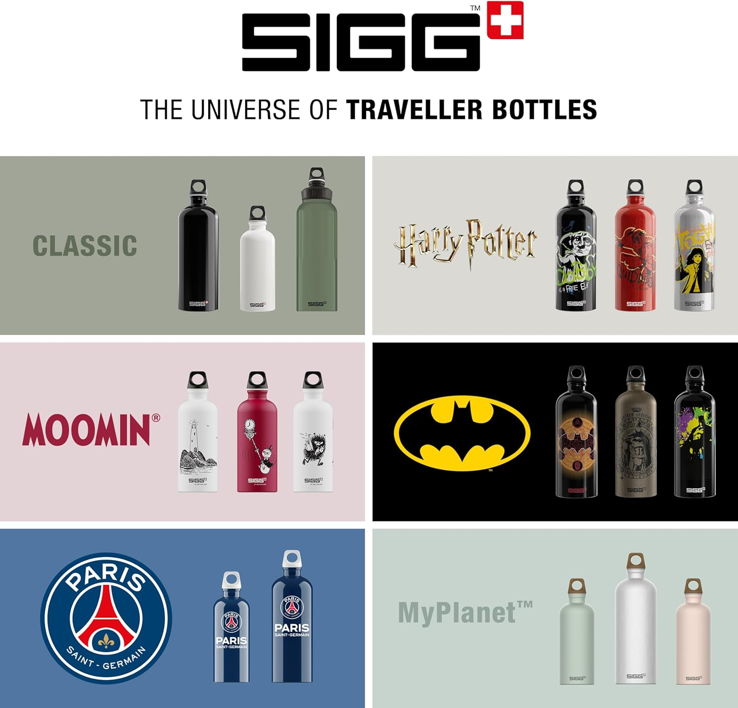 SIGG Aluminum Traveller Water Bottle (1.0 L), Black, Lightweight Reusable Water Bottles, Easy-Carry Leak Proof Water Bottle, Travel Bottles for on the Go, Bpa-Free image number 4