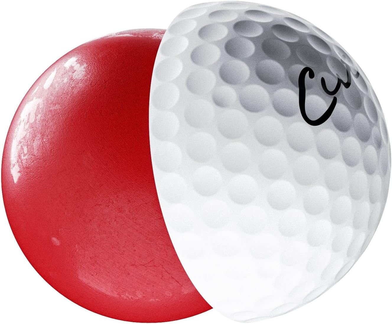 Cut Golf RED Golf Balls - 24 Pack image number 1