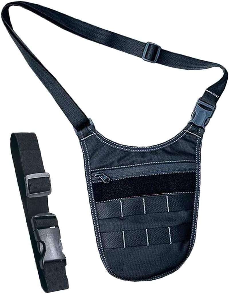 Tactical Shoulder Bag - Underarm Anti-Theft Waist Bag with Molle System for Outdoor Travel image number 5