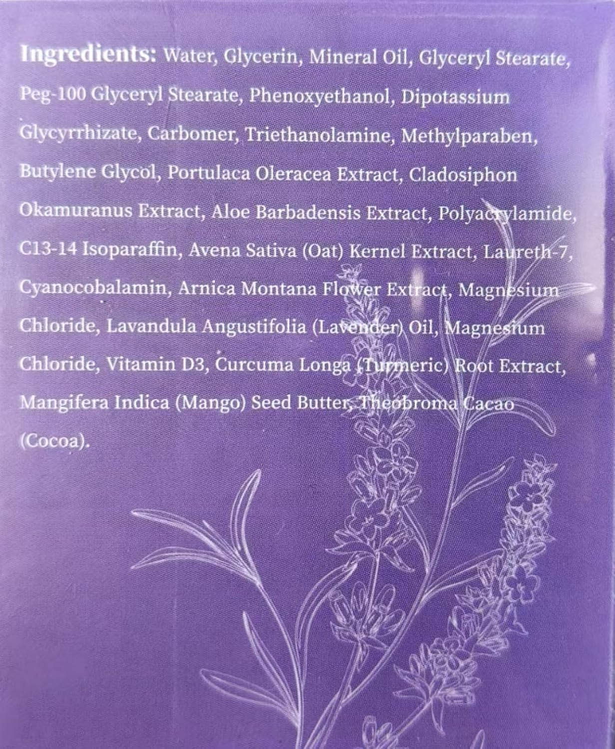 5-In-1 Magnesium Cream Lotion, Moisturizing & Hydrating with Lavender, Vitamin D3, Chamomile - Suitable for Kids & Adults, All Skin Types (1.7 FL OZ) image number 1