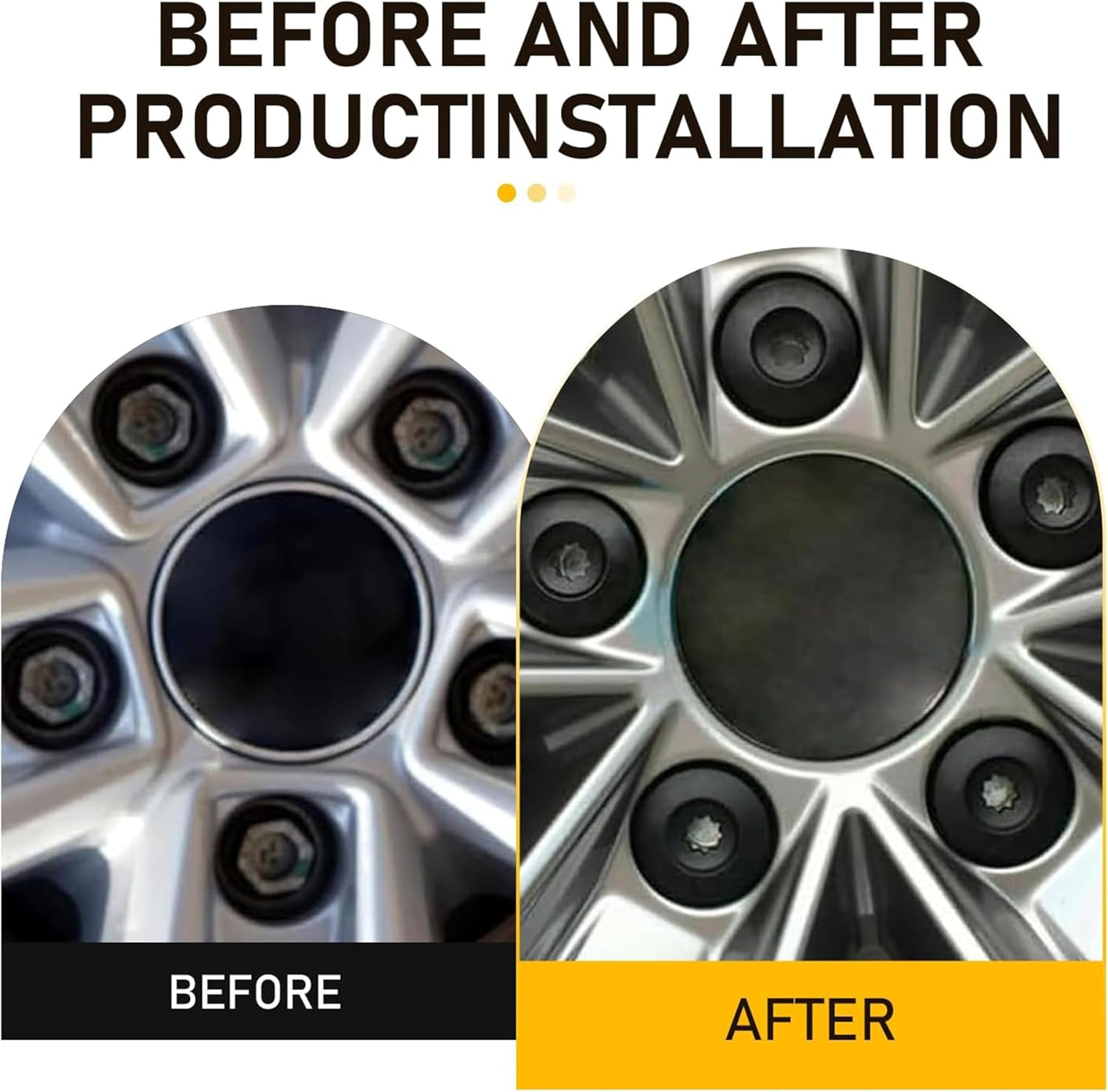 20PCS 17Mm Lug Nut Covers for VW Models, Black Wheel Bolt Caps with Removal Tool for Secure Fit & Rust Protection, Instant Wheel Upgrade image number 5