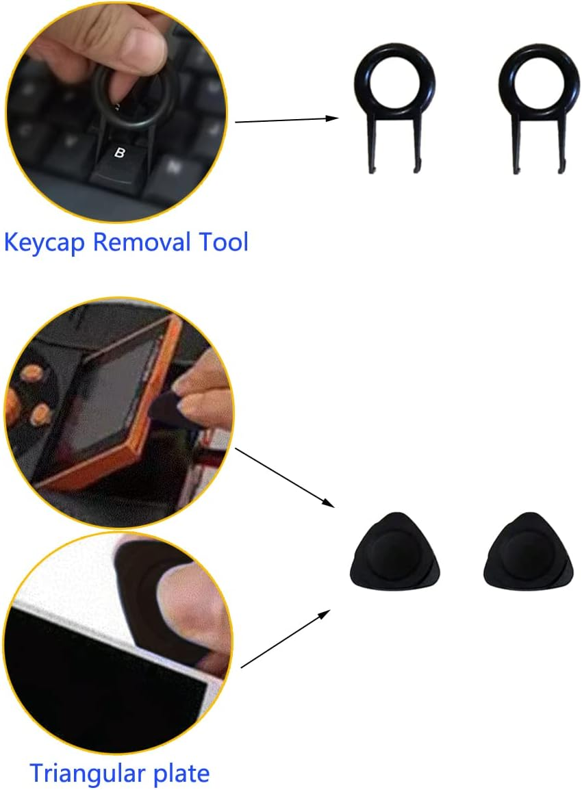 20 PCS Cell Phone Repair Opening Pry Tool Repair Kit Spudgers and Anti-Static Nylon Spudger for Ipad Iphone Cellphone Laptops Tablets Car Screen Repair