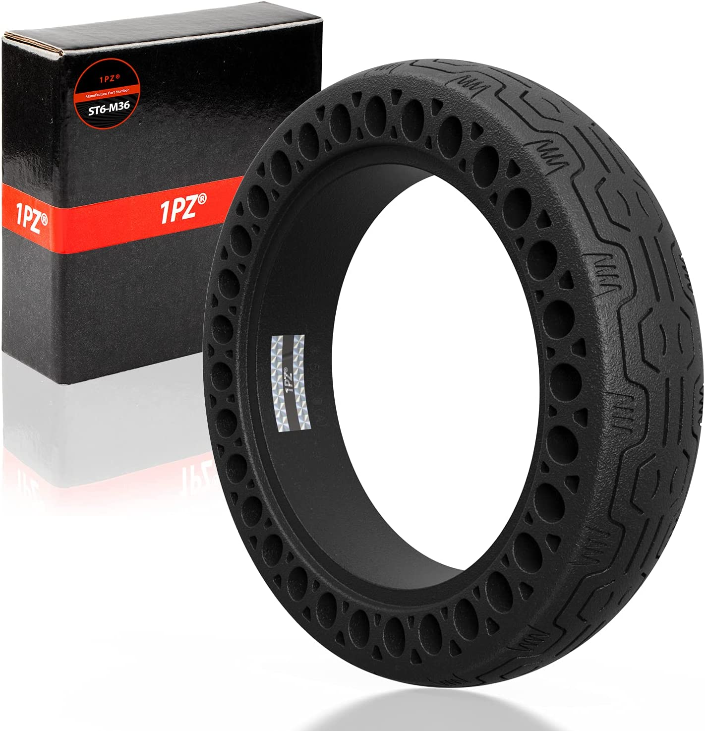 1PZ ST6-M36 8.5-Inch Solid Puncture-Resistant Scooter Tire, Compatible with Xiaomi M365, Gotrax GXL V2 & Similar Models, Durable Rubber, Shock-Absorbing Design, Anti-Slip Tread for Enhanced Grip image number 4
