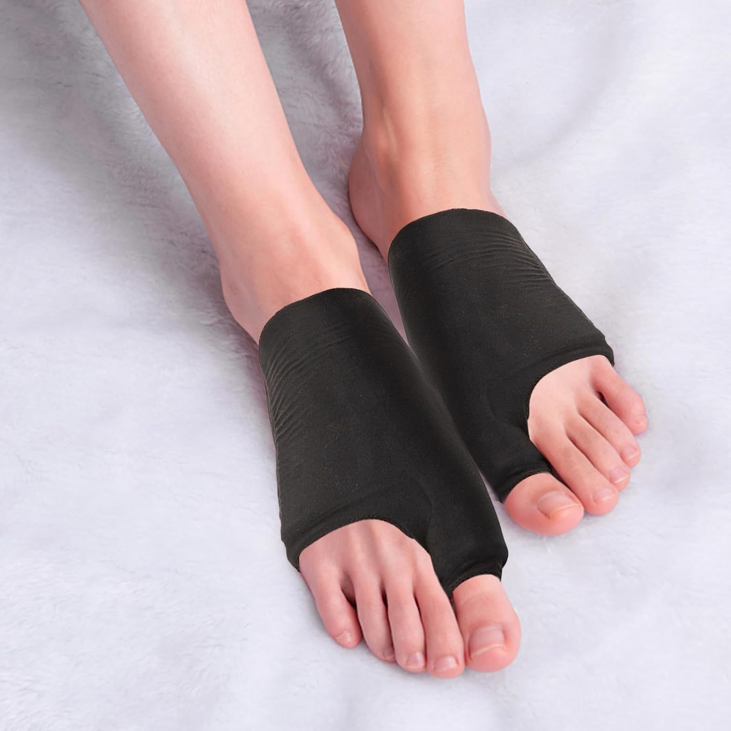 Foot Ice Packs (1 Pair) Big Toe Wrap for Cold & Heat Therapy - Pain Relief for Bunion, Plantar Fasciitis, Swelling, Sprains, Post-Surgery Recovery - Reusable Gel Pack image number 1