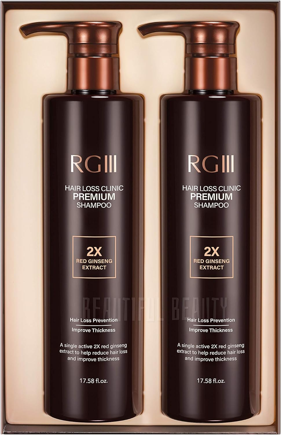 RG3 RGIII PREMIUM HAIR LOSS CLINIC SHAMPOO (ONE BOTTLE) image number 3