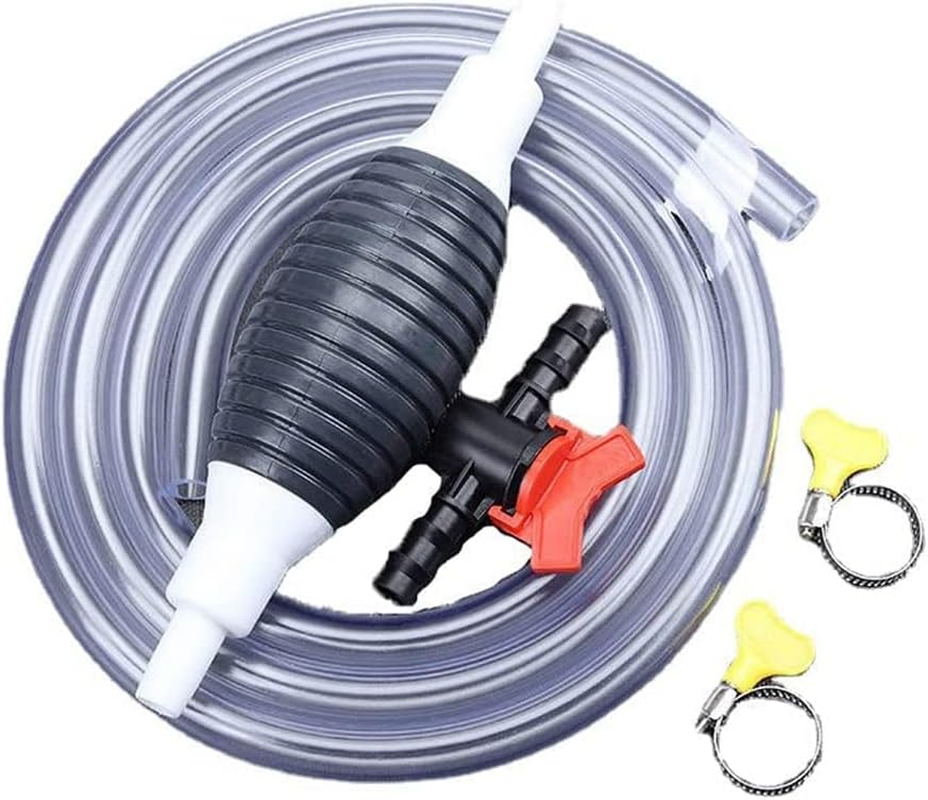 Multifunction Liquid Sucker Pump, Manual Transfer Pump Gasoline Siphon Hose, Portable Siphon Pump(2Meter) image number 3