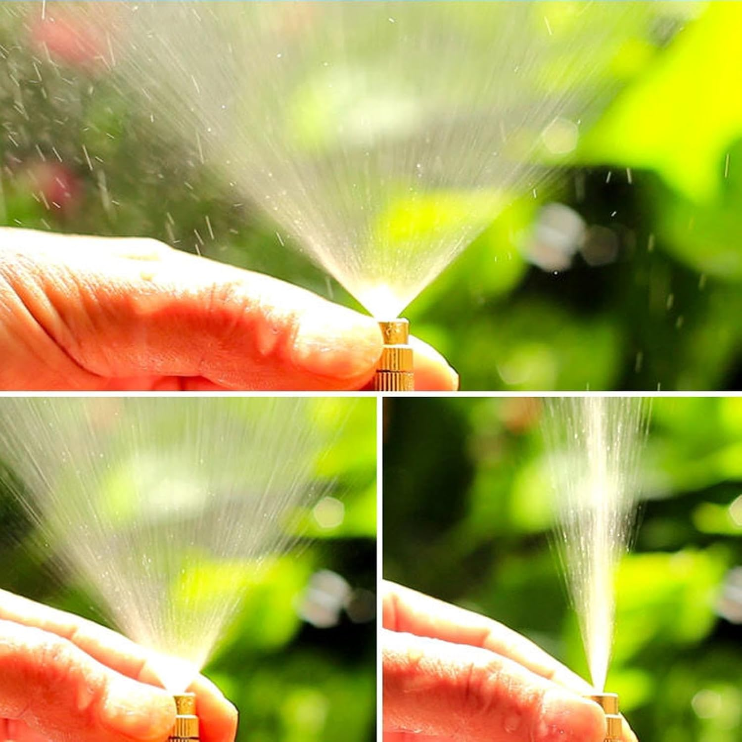 New Drip Irrigation Kit, Automatic Garden Watering System, Quick Connector and 360-Degree Bending Dropper Atomizing Copper Nozzle, Garden Plant Lawn Courtyard Watering System. (25 Spray Nozzles) image number 4