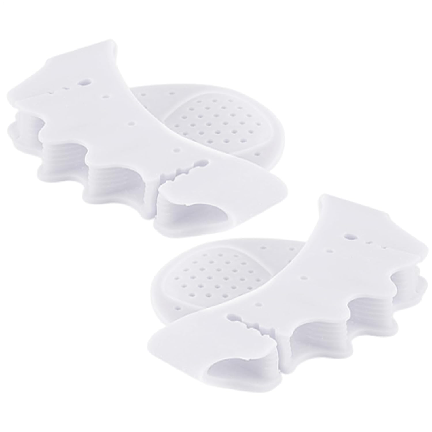 Toe Spreader | 2X Silicone Foot Toe Separators,Foot Corrector Cushion Forefoot Half-Size Pad for Yoga Exercise Daily Use High Heels Walking Home Dancing Pedicure Men Women