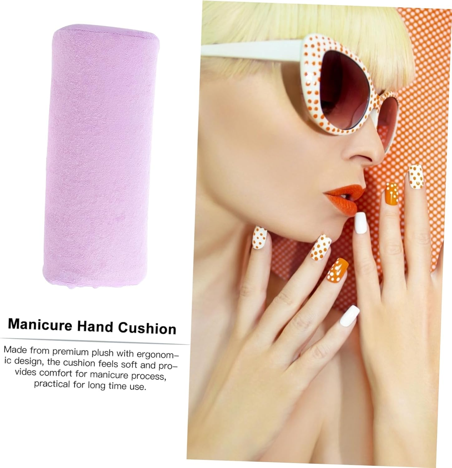 Hand Rest Pillow Wrist Cushion 29X13Cm Comfortable Support for Manicure Nail Art Home Use image number 6