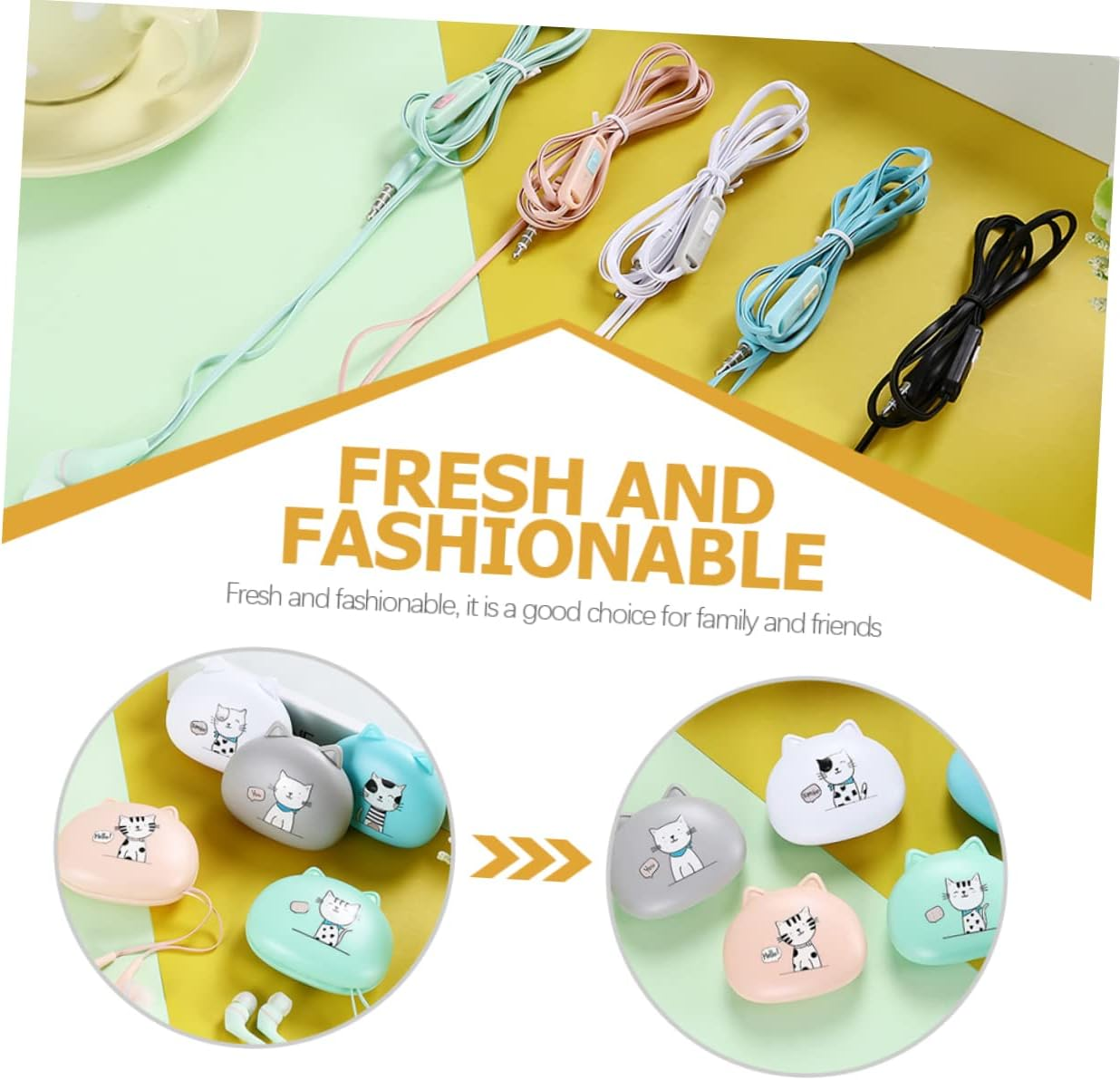 In-Ear Corded Earphones with Microphone Compatible with Popular Smartphones Wired Earbuds Portable for Mobile and Computer Use Dc0.5-2.0V Voltage Range image number 2