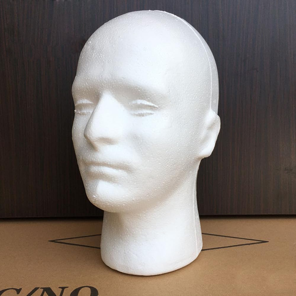 Foam Mannequin Head Stand for Wig and Hat Display image number 6