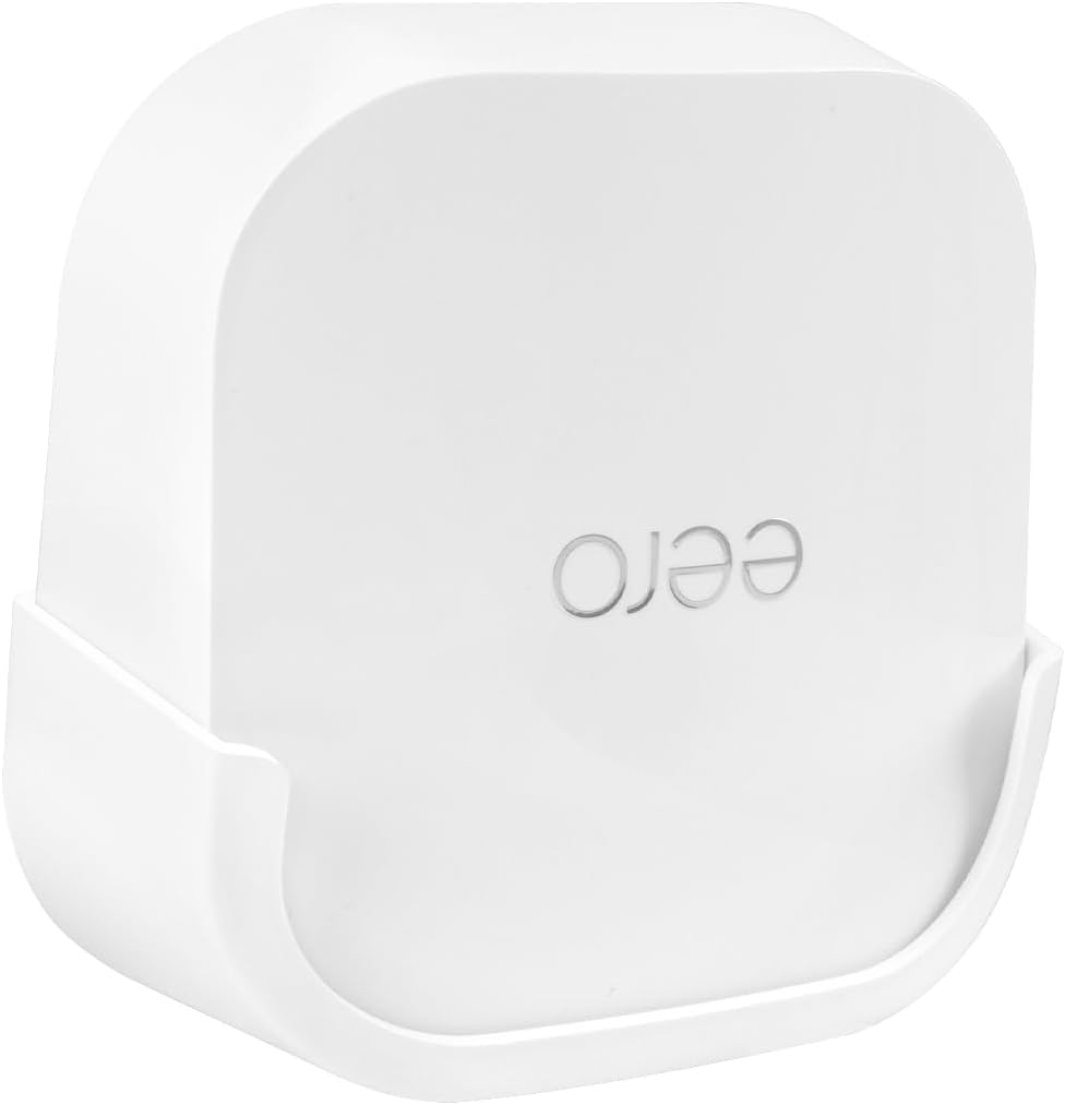 Dual-Mount Wall Bracket for Eero 7 (Wi-Fi 7) Router &ndash; Screw/Adhesive Installation, No-Drill Design, Space-Saving (2) image number 3