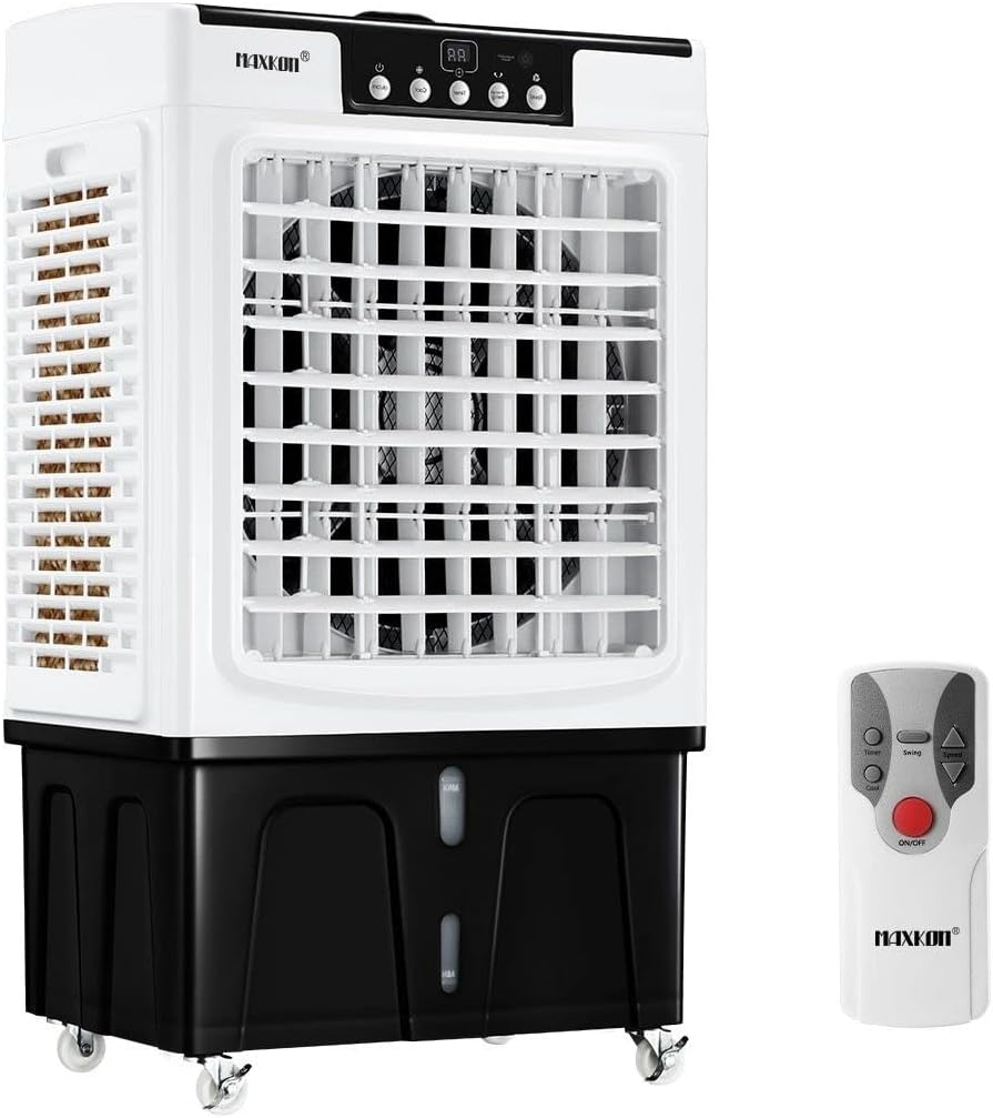 Maxkon 45L Industrial Evaporative Air Cooler Portable Air Conditioner Fan Humidifier