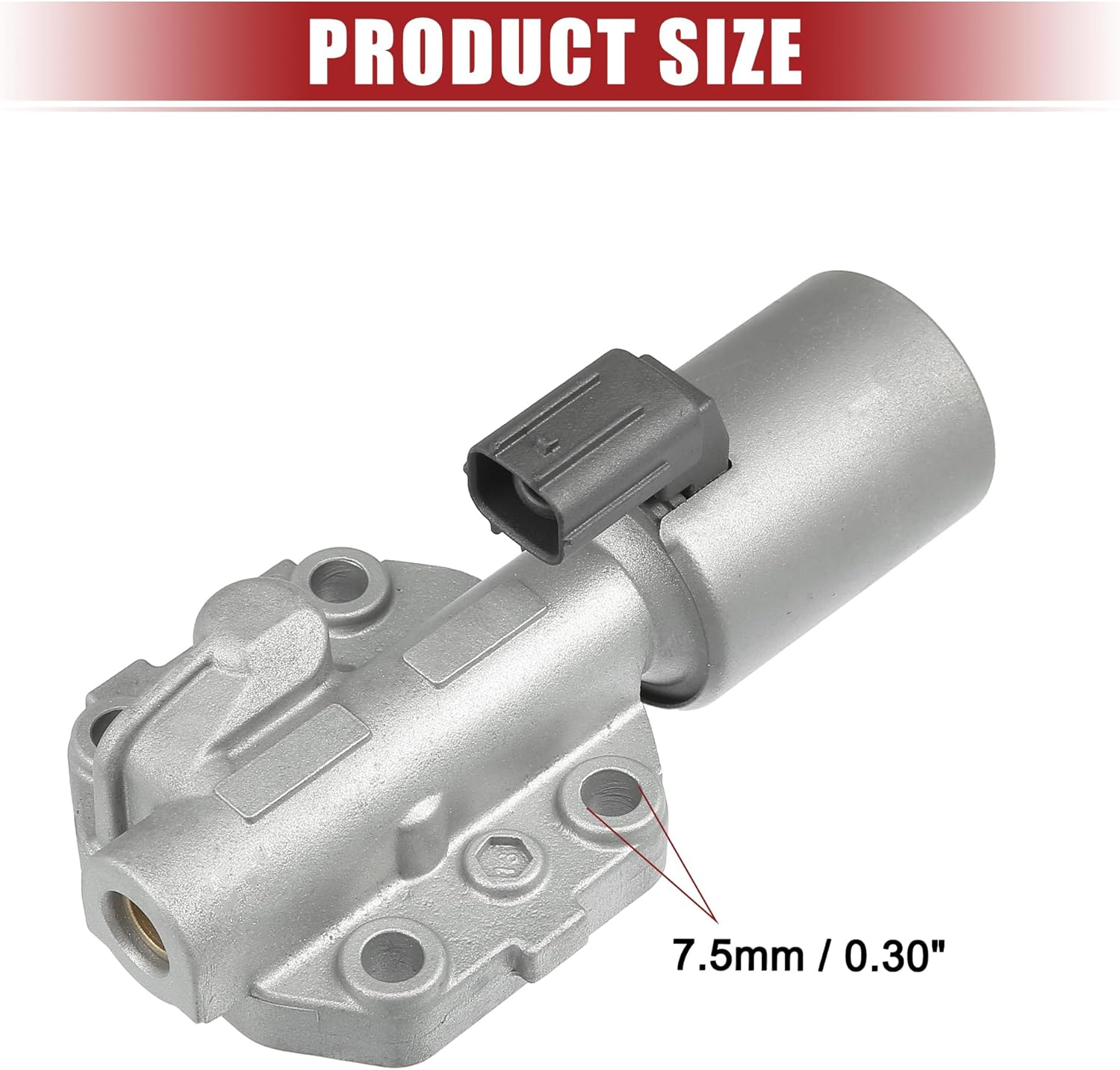 ACROPIX Transmission Shift Solenoid Replacement Fit for Honda Accord - Pack of 1 Silver Tone Black image number 1