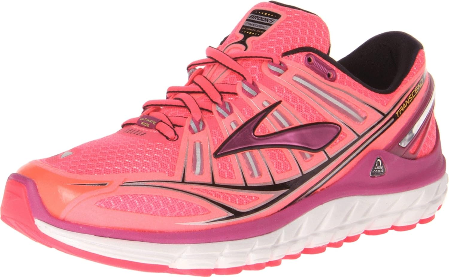 Brooks Transcend Womens Running Shoes (B Standard) (878) image number 2