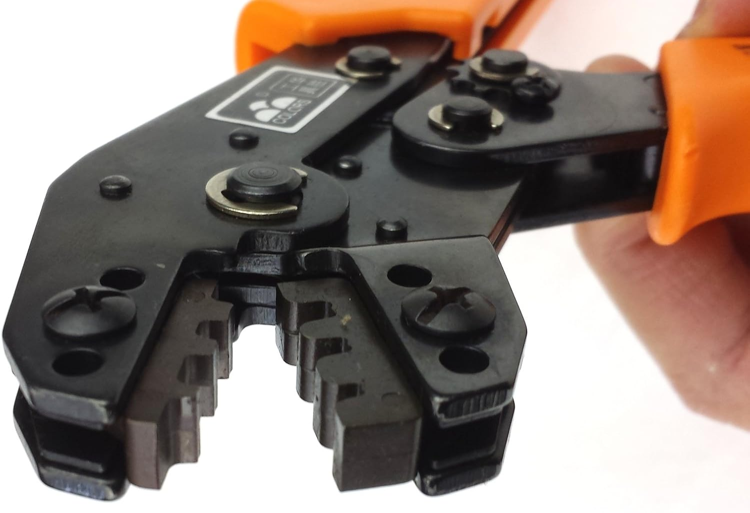 NUZAMAS Insulated Terminal Ratcheting Ferrule Crimper Plier Crimping Cable Capacity 0.25-2.5Mm&sup2; AWG 23-13 Includes 240 Terminals/Connectors image number 1