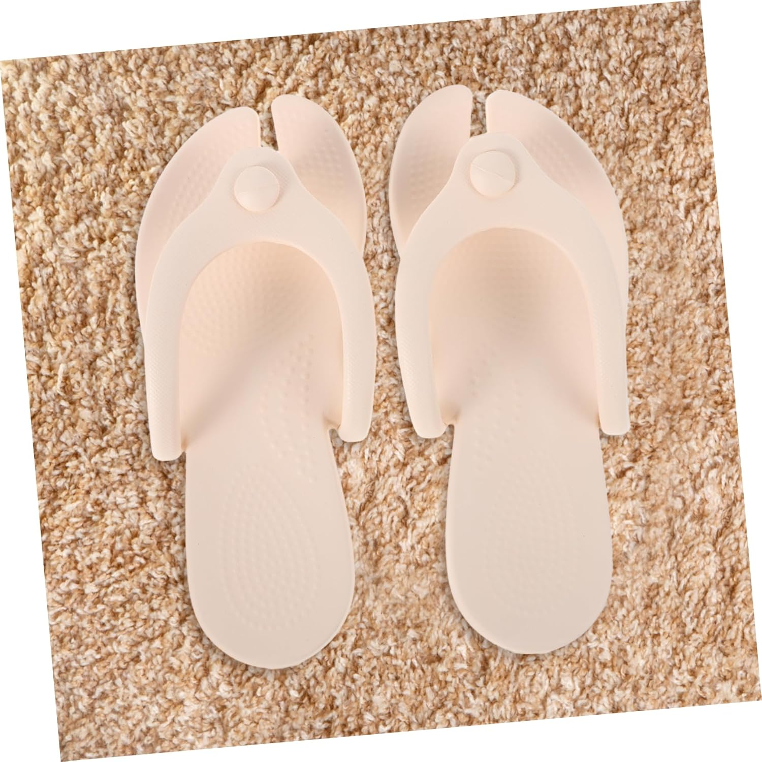 Ipetboom Travel Slippers for Women Foldable Beach Slippers for Guests Comfortable Portable image number 1