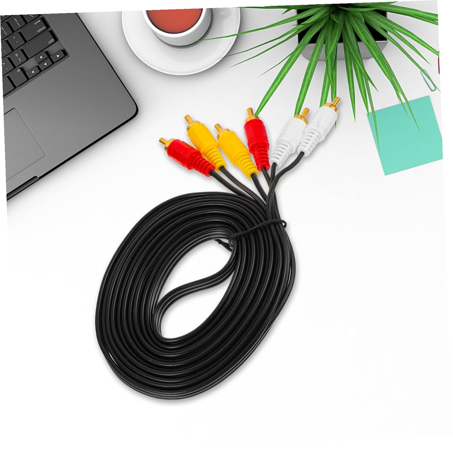 KOCKSHION Av Cable Male to Male Audio Video Cord for DVD Vcd Box Stable PVC Copper Wire Transmission Tv Auxiliary Connection for Home Theater Equipment image number 5