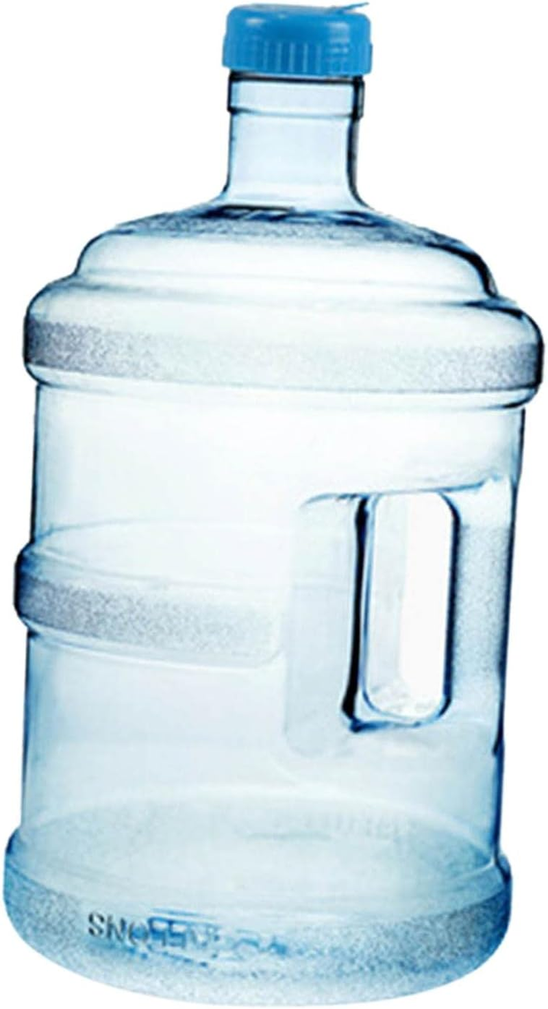 Koolsoo Thickened Water Dispenser Bottle Jug Plastic round Mineral Water Barrel Reusable Bottled Water Bucket for Camping Outdoor Car Washing Picnic, 18.9L image number 4