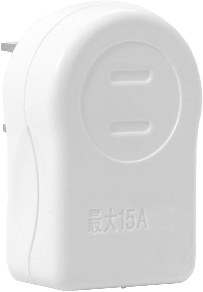 Cablecc NEMA 1-15P USA Outlet Saver Power Extension Adapter 2-Prong 2 Outlets 90 Degree Left Right Angled image number 1