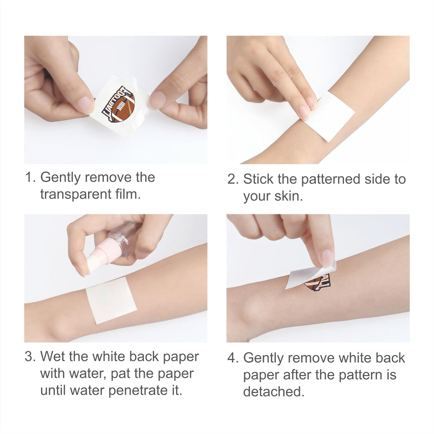 30 Temporary Columbia Flag Tattoos Fans Face Tattoo Stickers for Adults Kids Group Activity Props image number 3