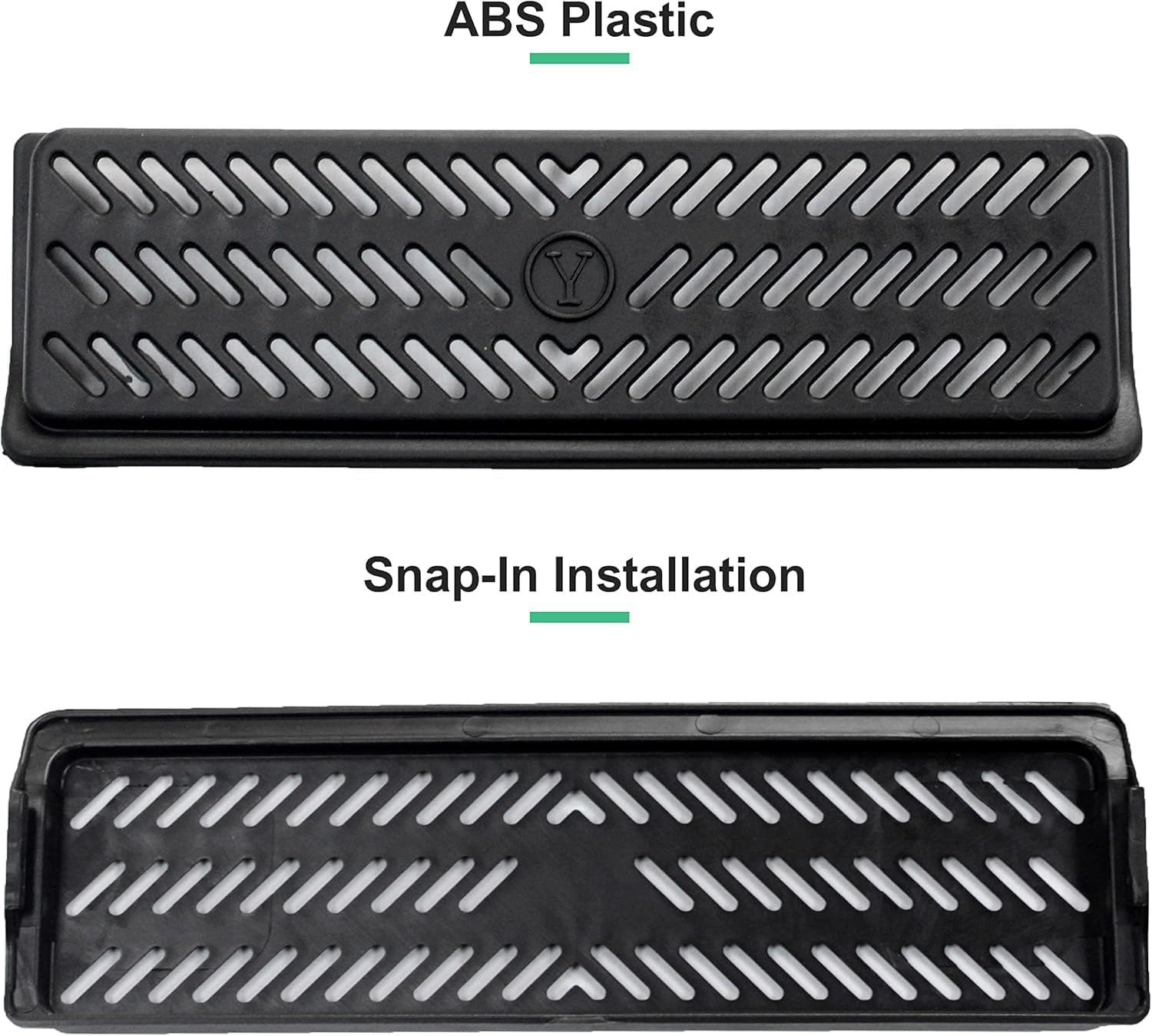 2 Pcs Model Y under Seat Air Flow Vent Backseat Cover, Snap-In Installation Air Condition Outlet Protector, Grille Protection Interior Accessories Compatible with Model Y 2020-2024(Model Y) image number 6