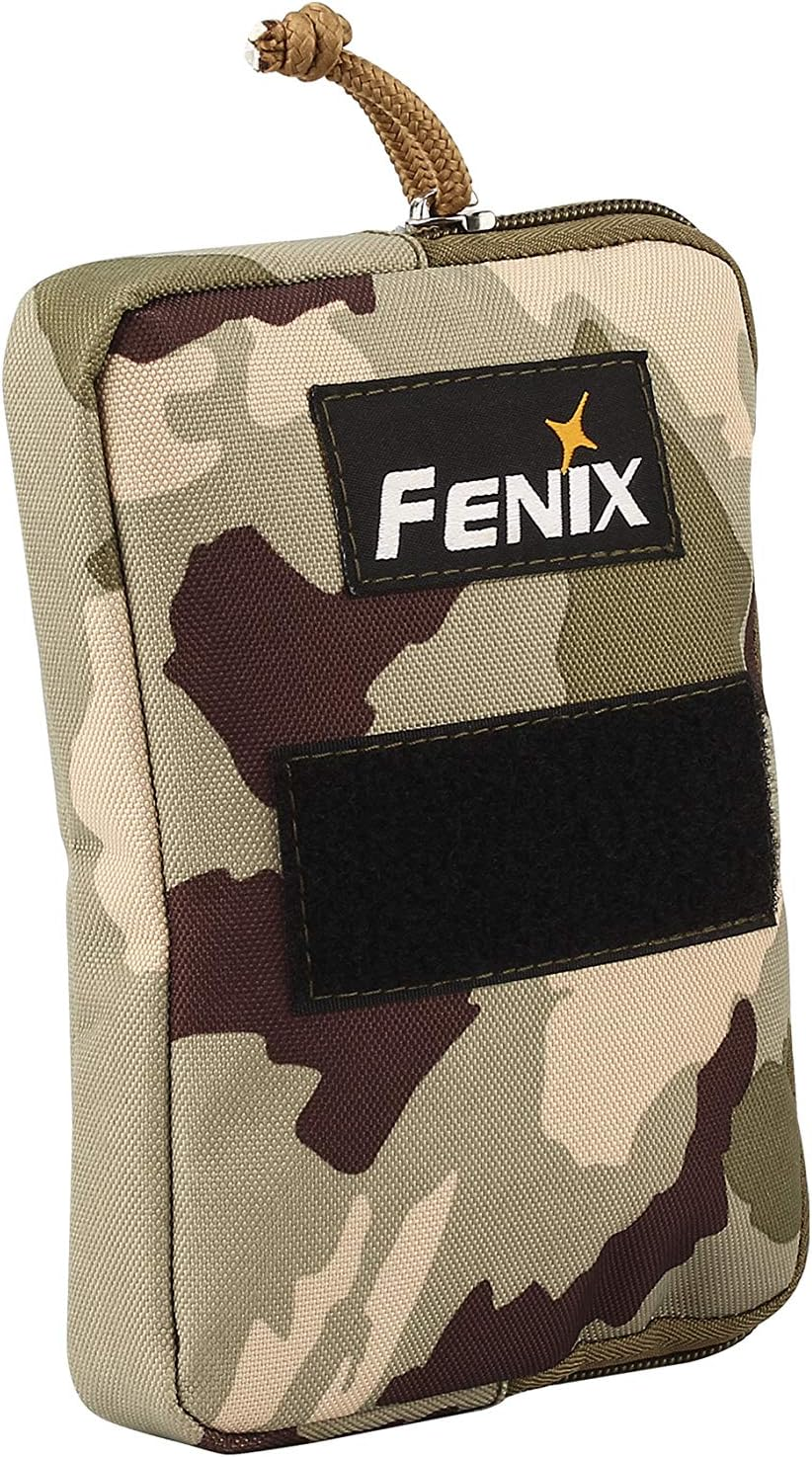 Fenix APB-30 Camouflage Storage Bag for Led Headlamp &ndash; Compact & Waterproof EDC Pouch with 4 Inner Pockets for Storing Camping Gear, Batteries, Head Torch and Tactical Accessories image number 1