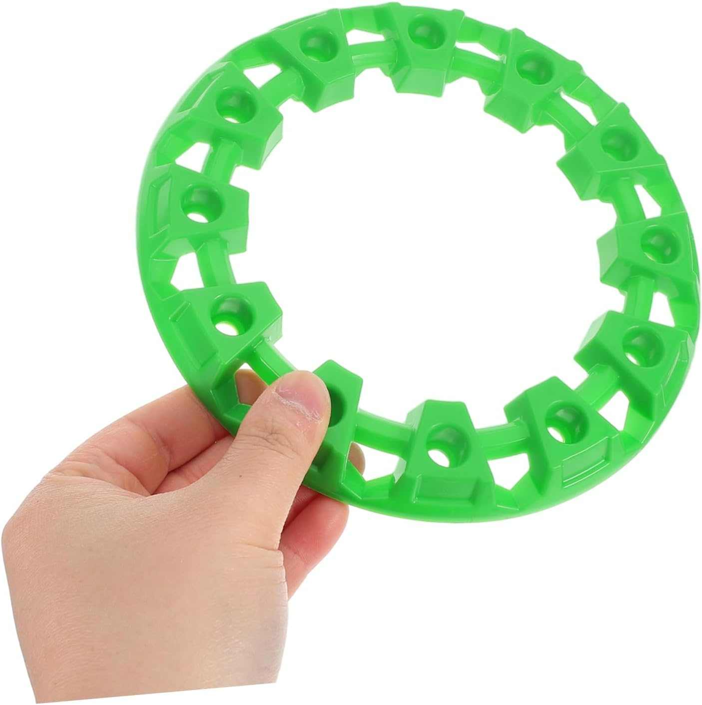 Parliky Hubcaps Wheel Covers: Universal Wheel Center Caps for ATV Rims 6.68 Inch Green Plastic Hubcaps for Quad Decoration Easy Installation image number 4