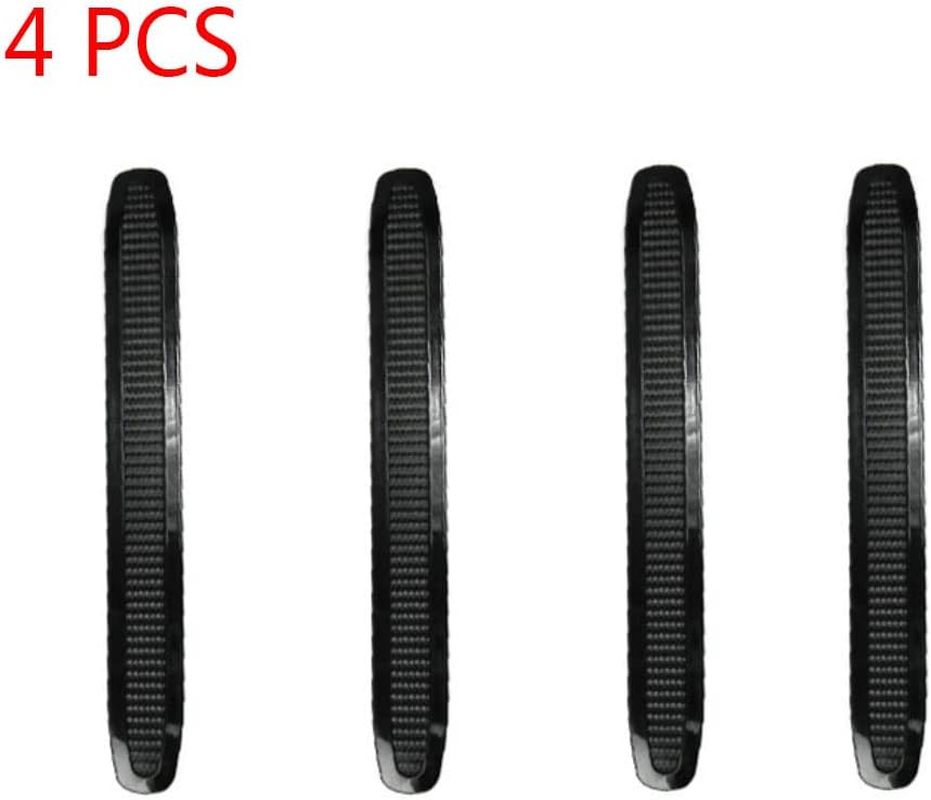 4Pcs Car Styling Front Rear Bumper or Guard Corner -Collision Trim Strips Carbon Fiber Auto or Bar image number 1