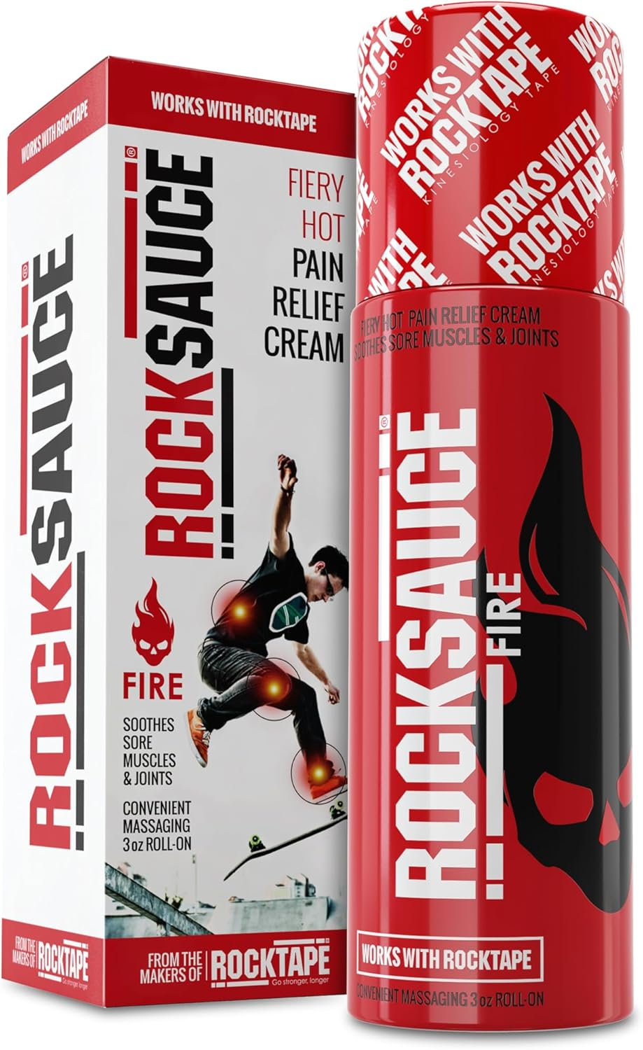 Rocktape Rocksauce Fire Roll-On 88Ml image number 3