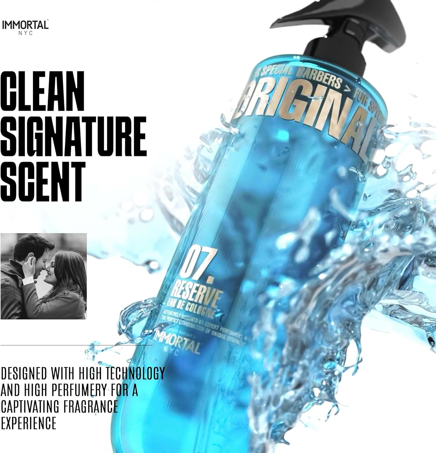 Immortal NYC Eau De Cologne Original 07 Reserve 500Ml