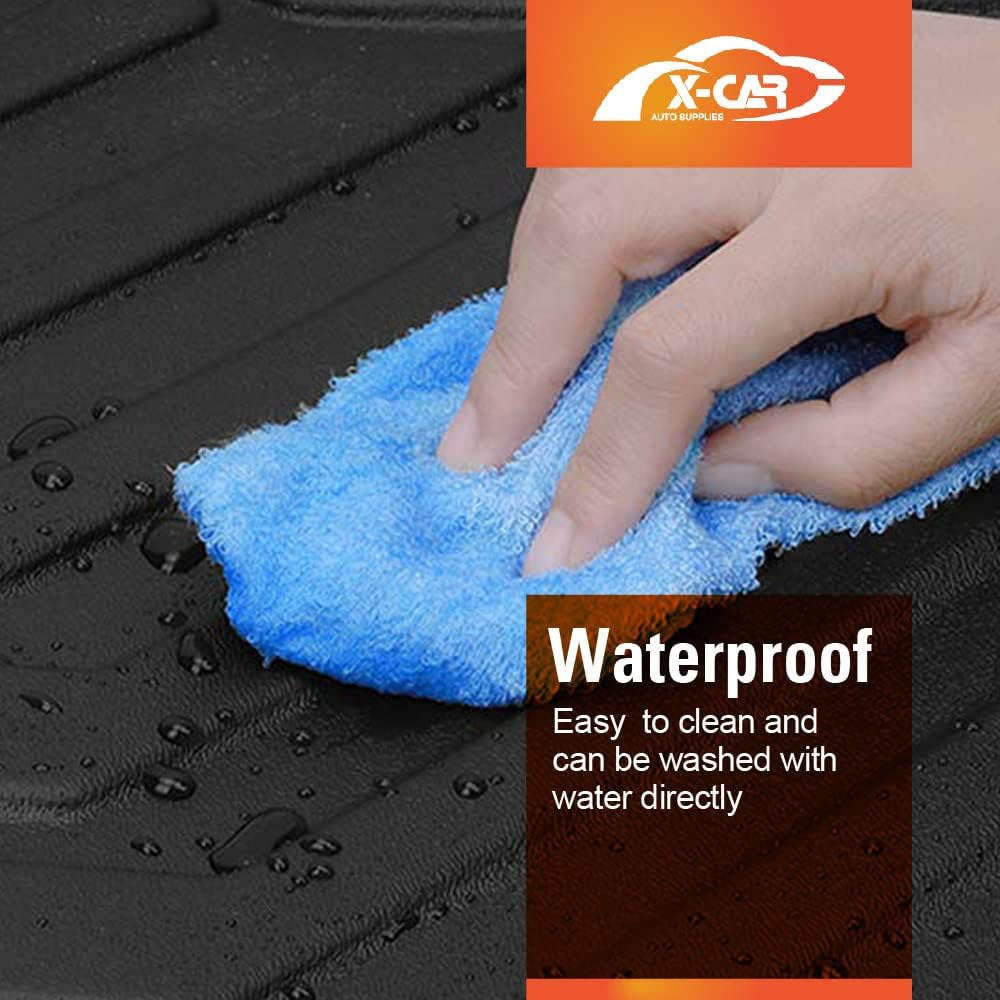 X-CAR 3D Floor Mats for Toyota Fortuner 2015-2025 Heavy Duty TPE Car Mats Carpet Liners Accessories image number 6