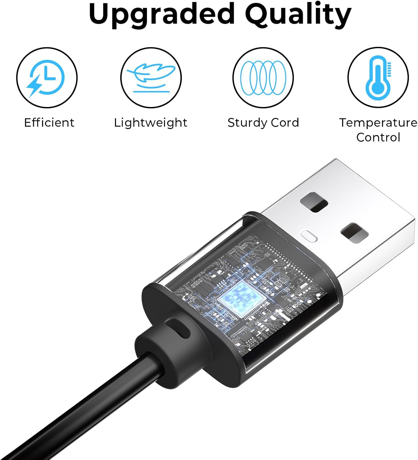 1M/3.3Ft 5V Charger for Philips Shaver Charger PQ888 PQ889 S9647 S7832 S7837 S8850 S9642 X5003 X5005 X5009 S5835 S5836 S1112 S1113 S1115 S1118 Shaver Adapter Power Supply Cord USB Charging Cable image number 1