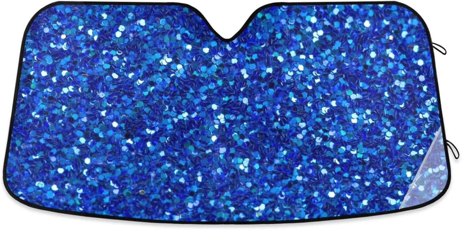 Pink Glitter Car Sun Shade Windshield Automotive Window Sunshades Sun Heat Protection