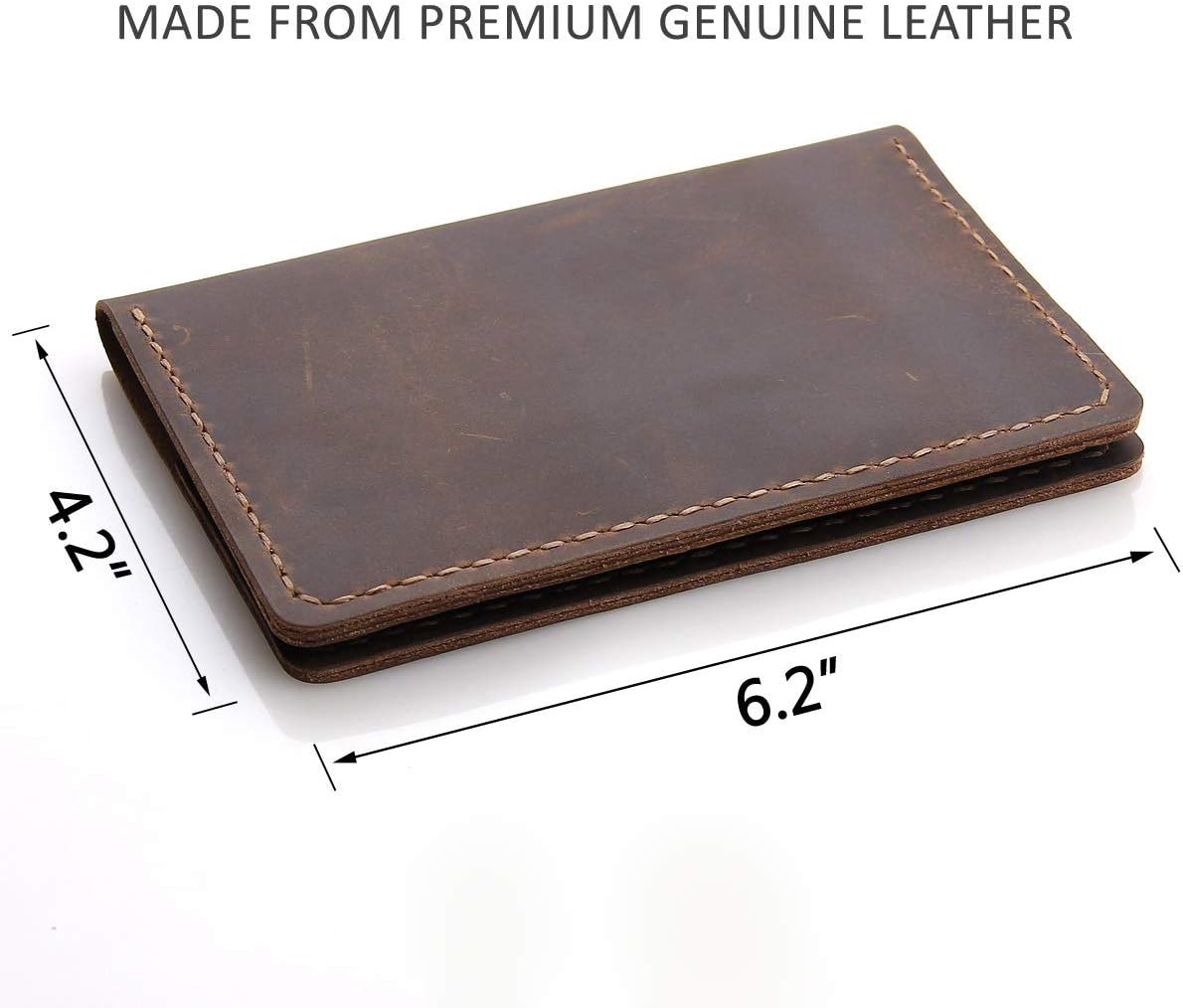 Leather Journal Cover for Field Notes, Moleskine Cahier Cover, Handmade Vintage Leather Cover for 3.5" X 5.5" Notebooks Field Notes Cover Brown