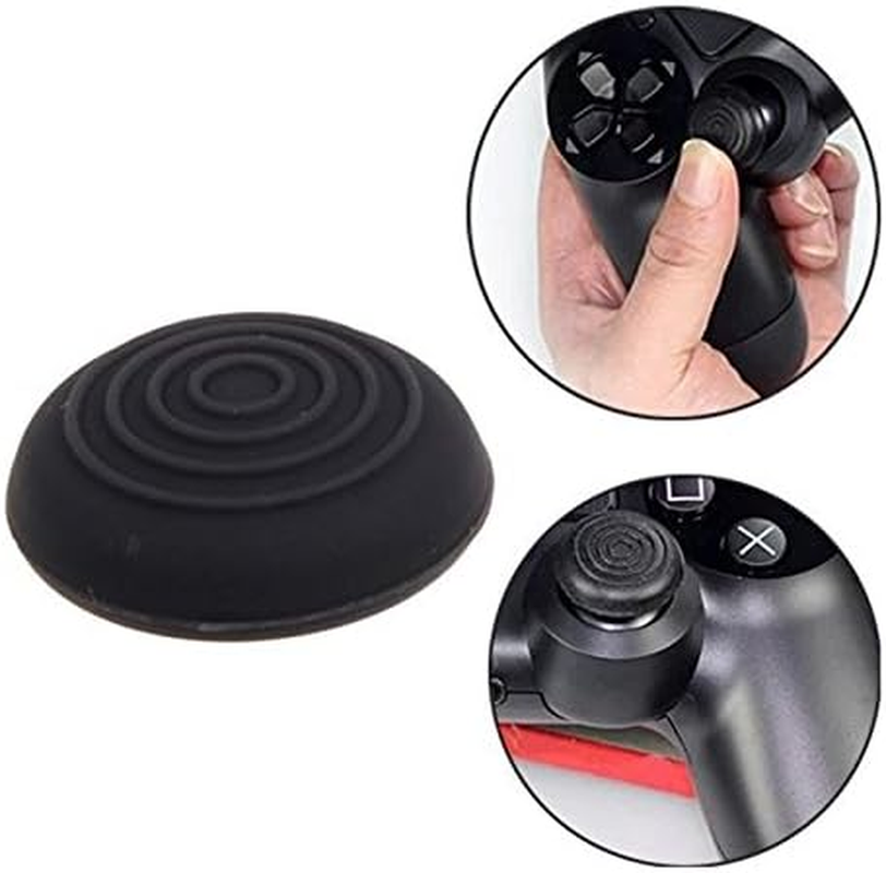4 Pcs Joypad TPU Gel Silicone Stick Cap Thumb Grips Compatible with Playstation 4 PS4/ Playstation 3 PS3/ Xbox One/Xbox 360 Controllers