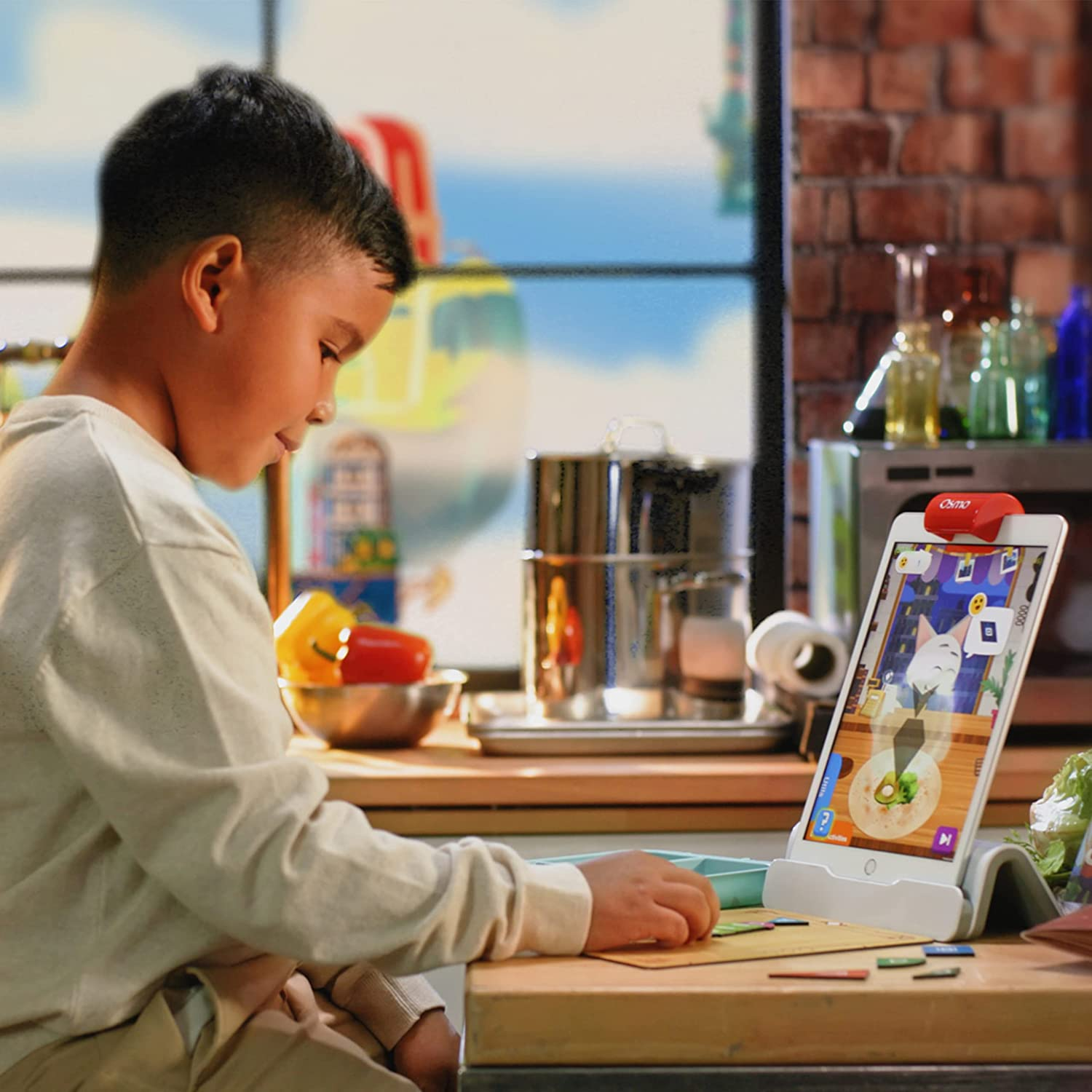 Osmo - Math Wizard and the Fantastic Food Truck Co. Games Ipad & Fire Tablet -Ages 6-8/Grades 1-2 -Learn Geometry-Curriculum-Inspired-Stem Toy Gifts for Kids, Boy & Girl-Ages 6 7 8(Osmo Base Required) image number 3