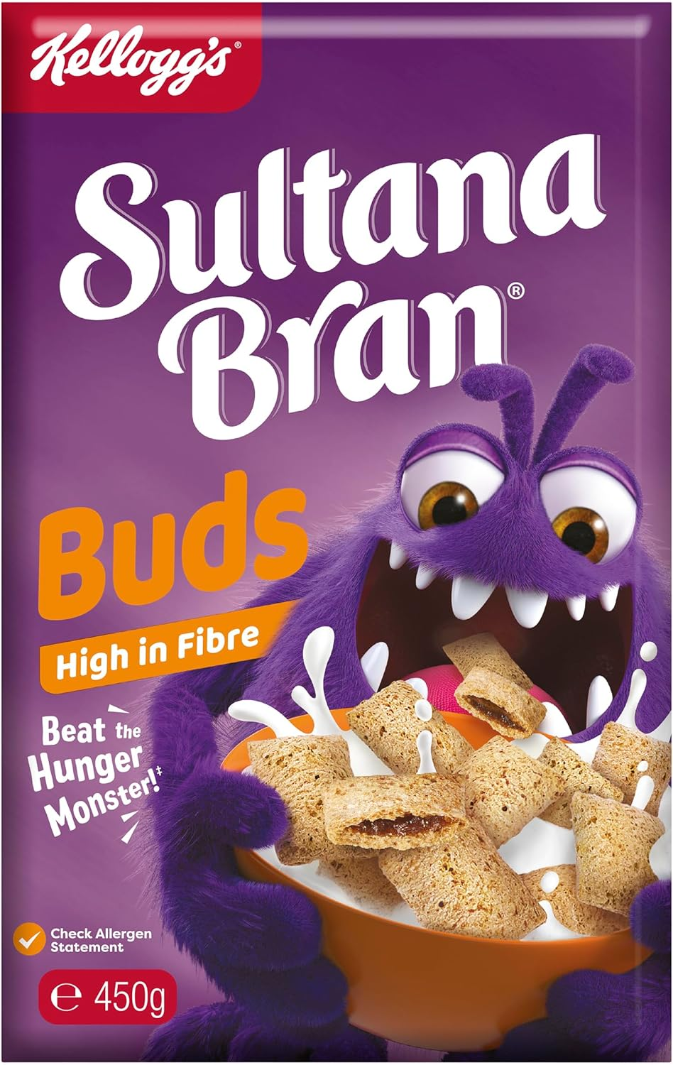 Kellogg'S Sultana Bran Buds Fibre Breakfast Cereal, 450 G image number 3