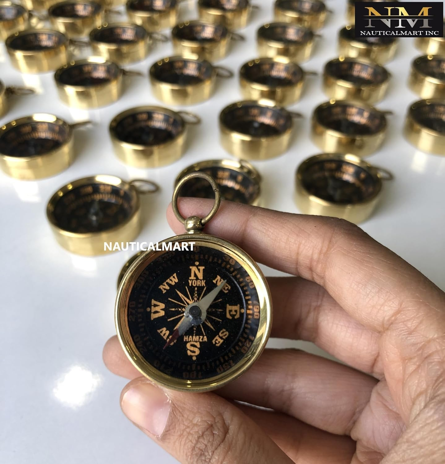 Vintage Mini Compasses Set Marine Collectible Nautical Gift Decor - Case Pack Of 50 image number 4