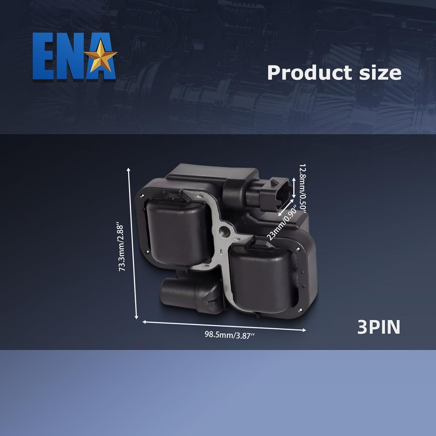 ENA Set of 6 Ignition Coil with Wire Set, Automotive Replacement Parts Compatible with Mercedes-Benz C240 C320 E320 SLK320 for UF359 image number 1
