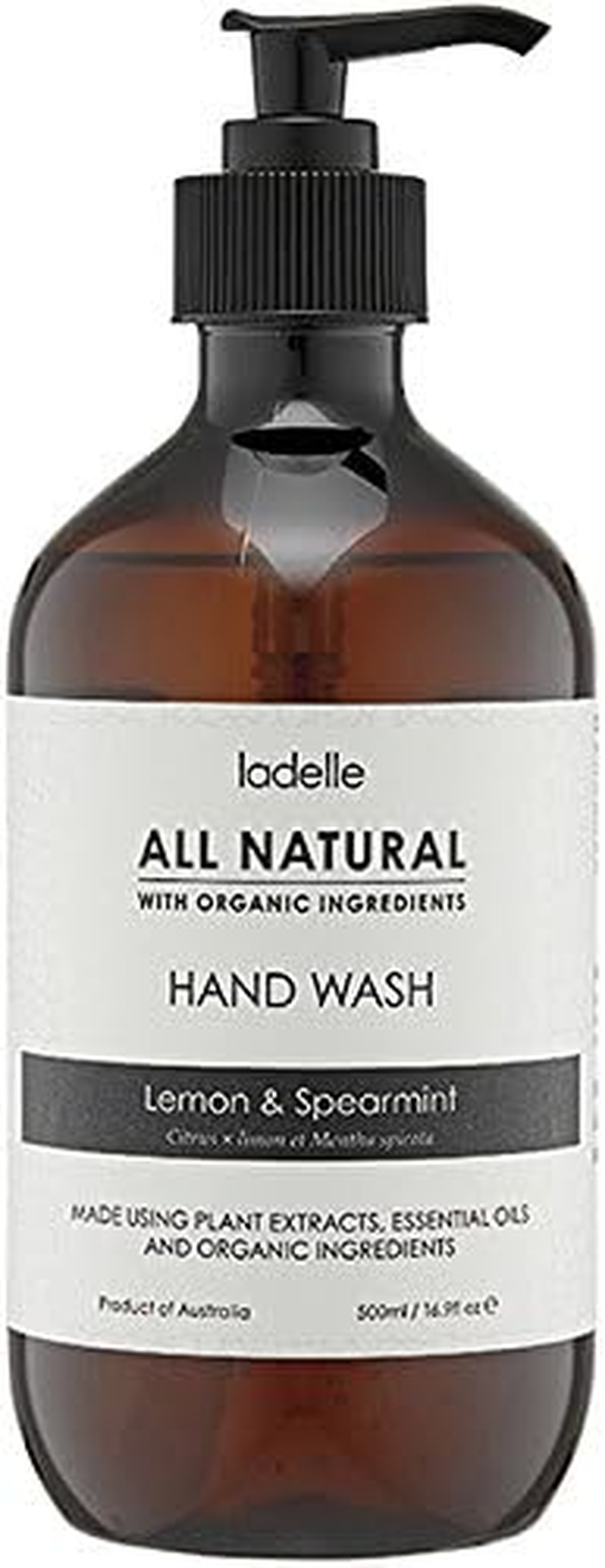 All Natural Hand Wash, 500 Ml, Lemon/Spearmint