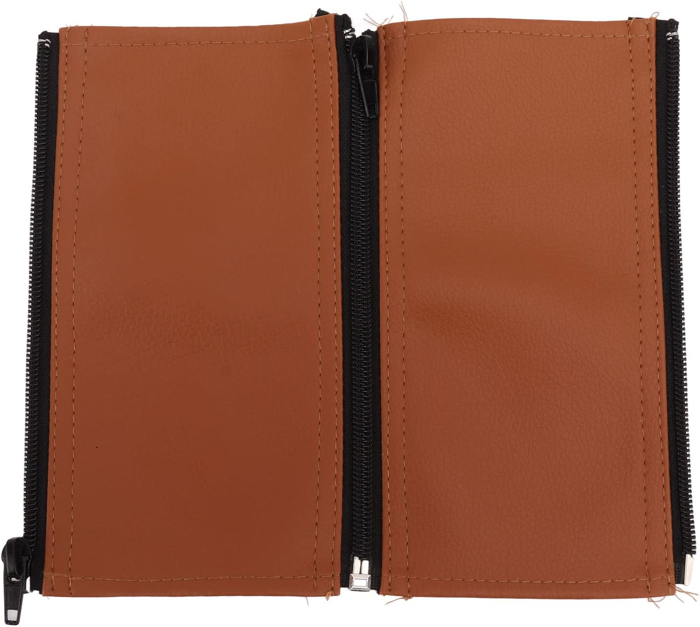 Stroller Handle Sleeve, Stroller Armrest Handle Covers Glazed 2Pcs Elastic Grip Bar Protection for Daily Use (Brown) image number 5