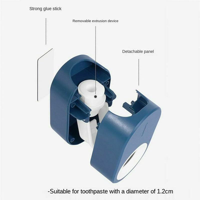 Lazy Automatic Toothpaste Squeezer Holder Wall Mounted Toothpaste Dispenser- Hygienic, Hands-Free Squeezer for Optimized Toothpaste Usage image number 5
